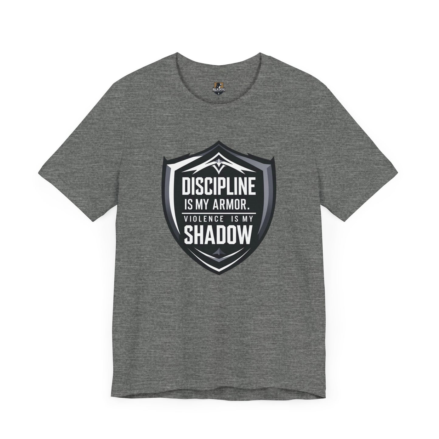 Discipline Is My Armor Unisex Tee, Motivational T-Shirt for Fitness Lovers, Inspirational Gift, Sportswear, Casual Wear