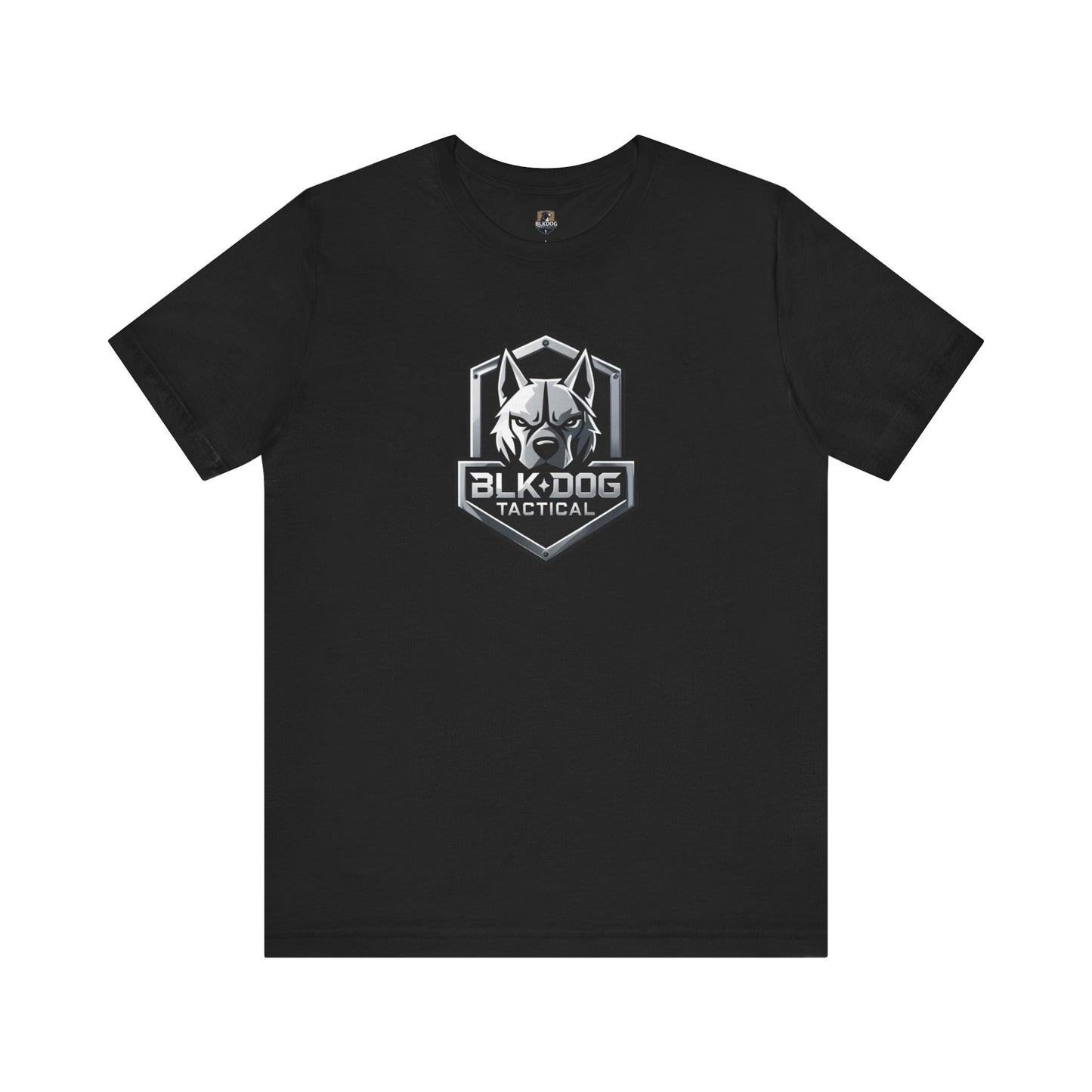 Tactical Graphic Tee - BLKDOG Tactical Design, Unisex Shirt for Dog Lovers, Gift for Pet Owners, Outdoor Adventure Wear, Casual Style