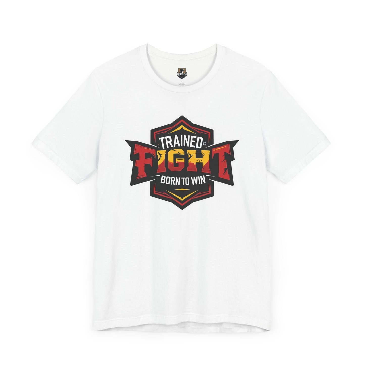 Trained to Fight...Born to Win Unisex Jersey Tee, Fitness Gift, Athletic Apparel, Training Top, Sportswear