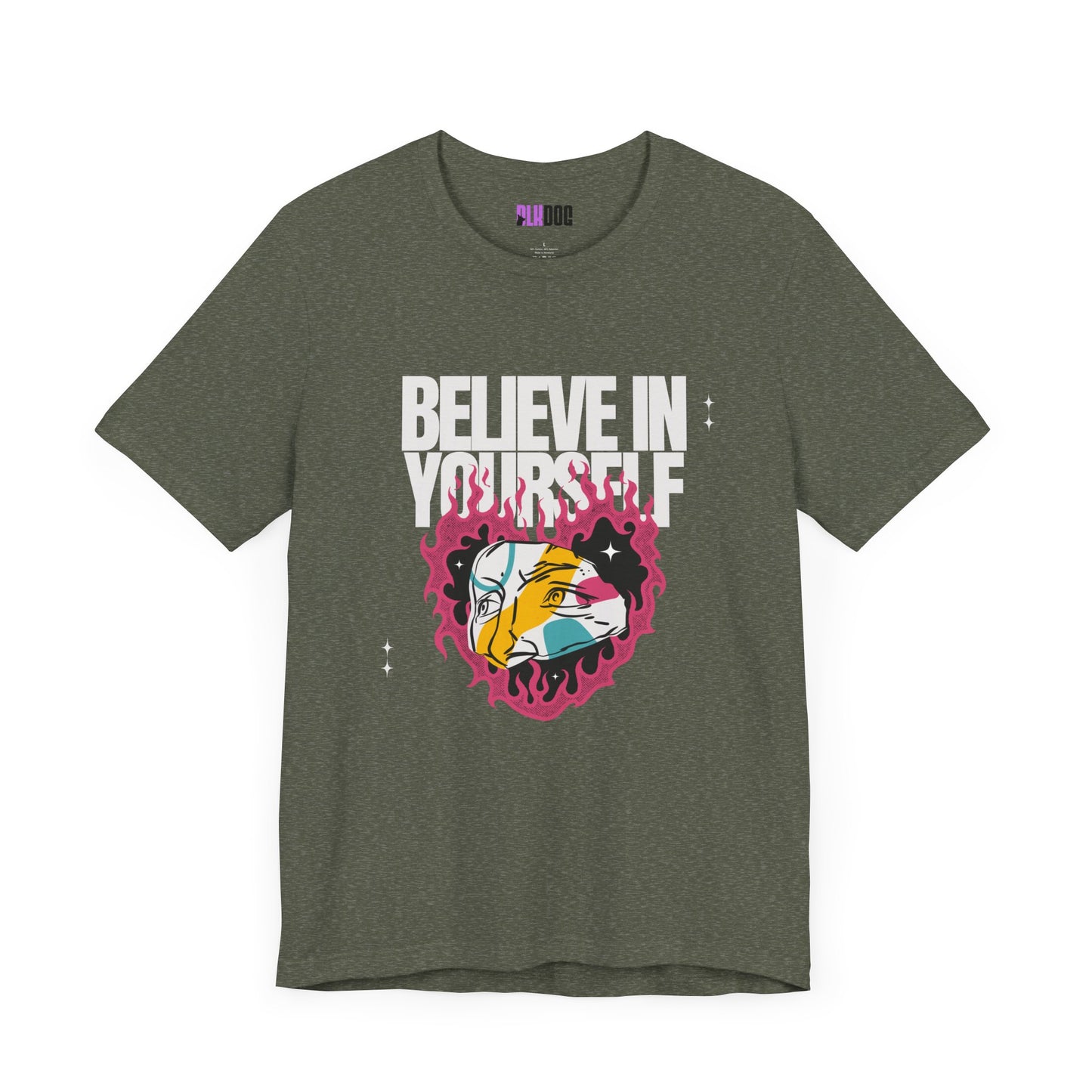 Believe in yourself T-Shirt, Inspirational tee, Motivational shirt, Empowering top, Positive vibes apparel, Self-confidence clothing