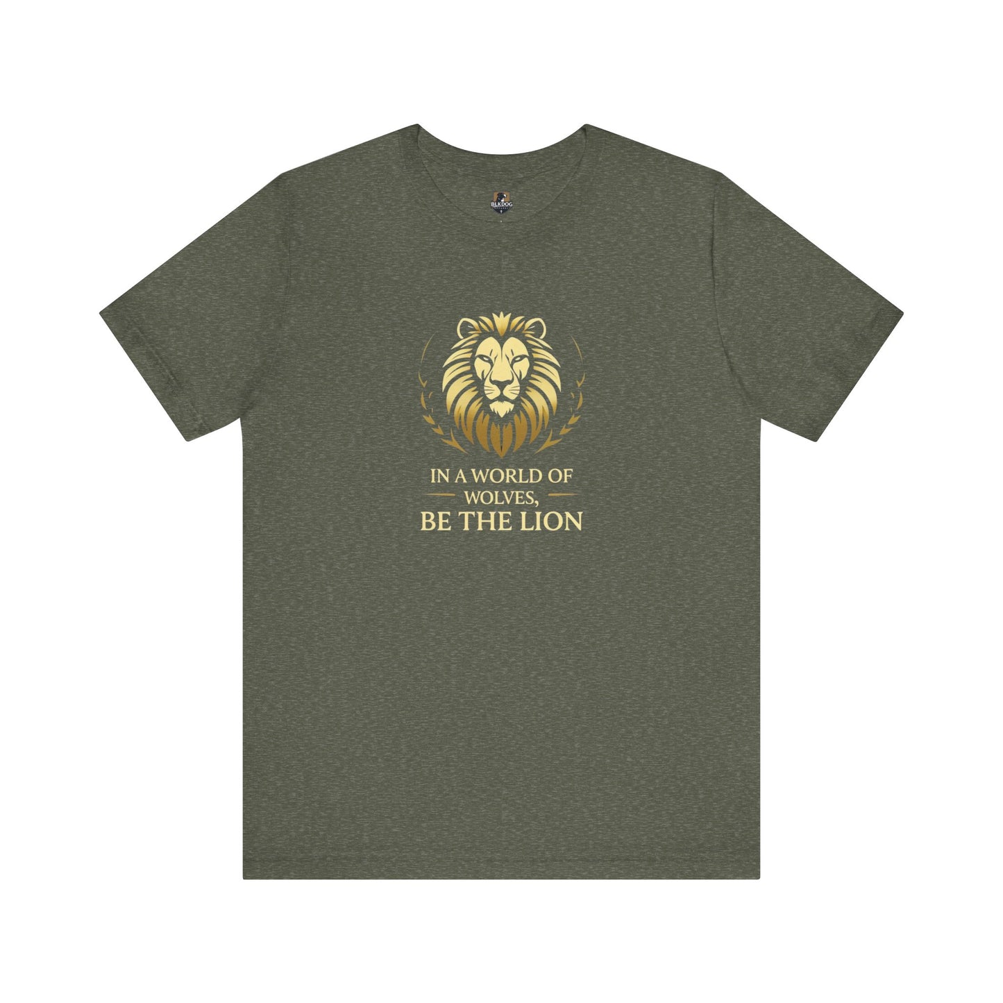 Bold Lion Graphic Tee - Inspiring Unisex T-Shirt for Animal Lovers, Motivational Gift, Casual Wear, Unique Statement Top, All Occasions