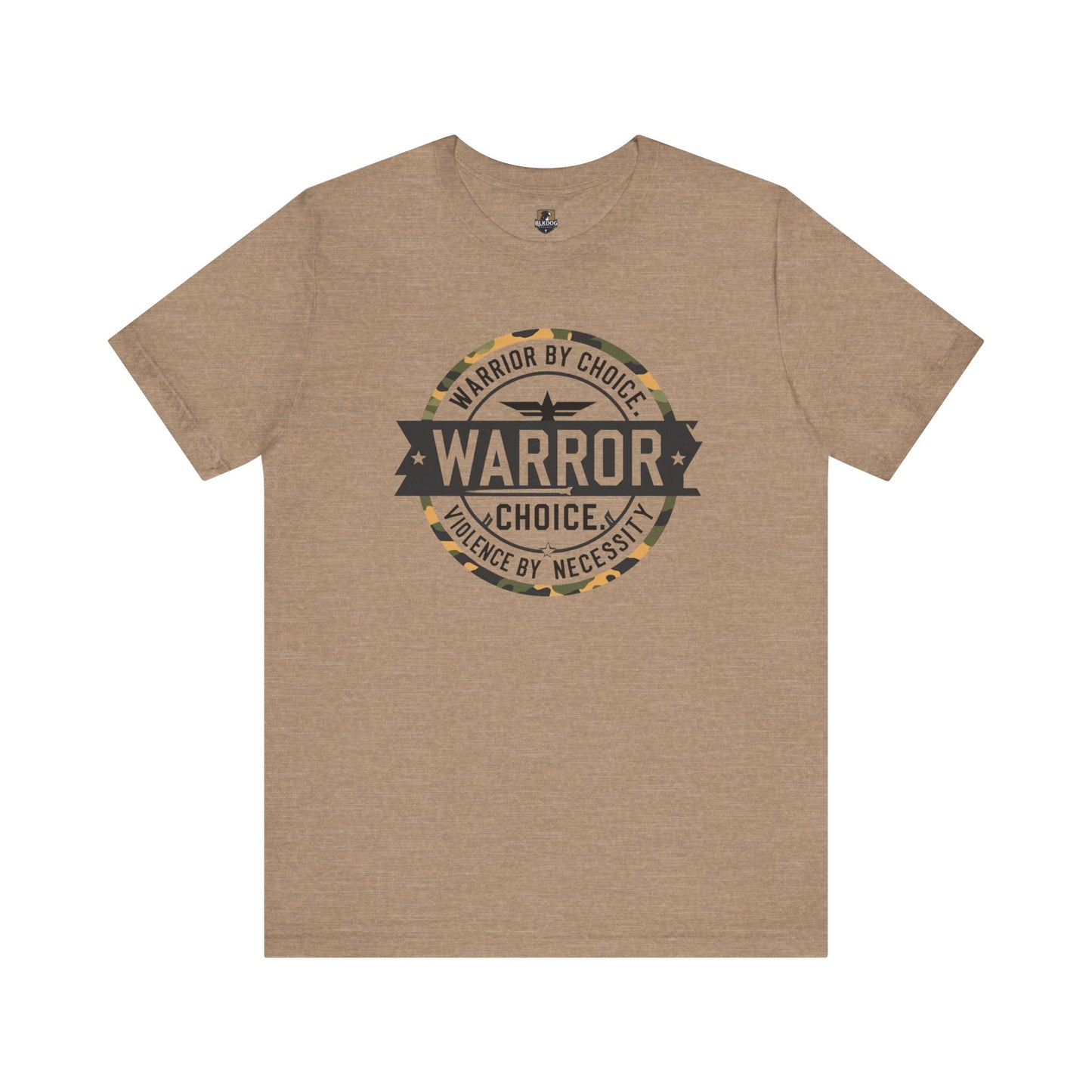 Warrior By Choice Unisex Tee | Empowerment Shirt for Fighters, Casual Wear, Gift for Martial Arts Lovers, Graphic Tee, Everyday Comfort