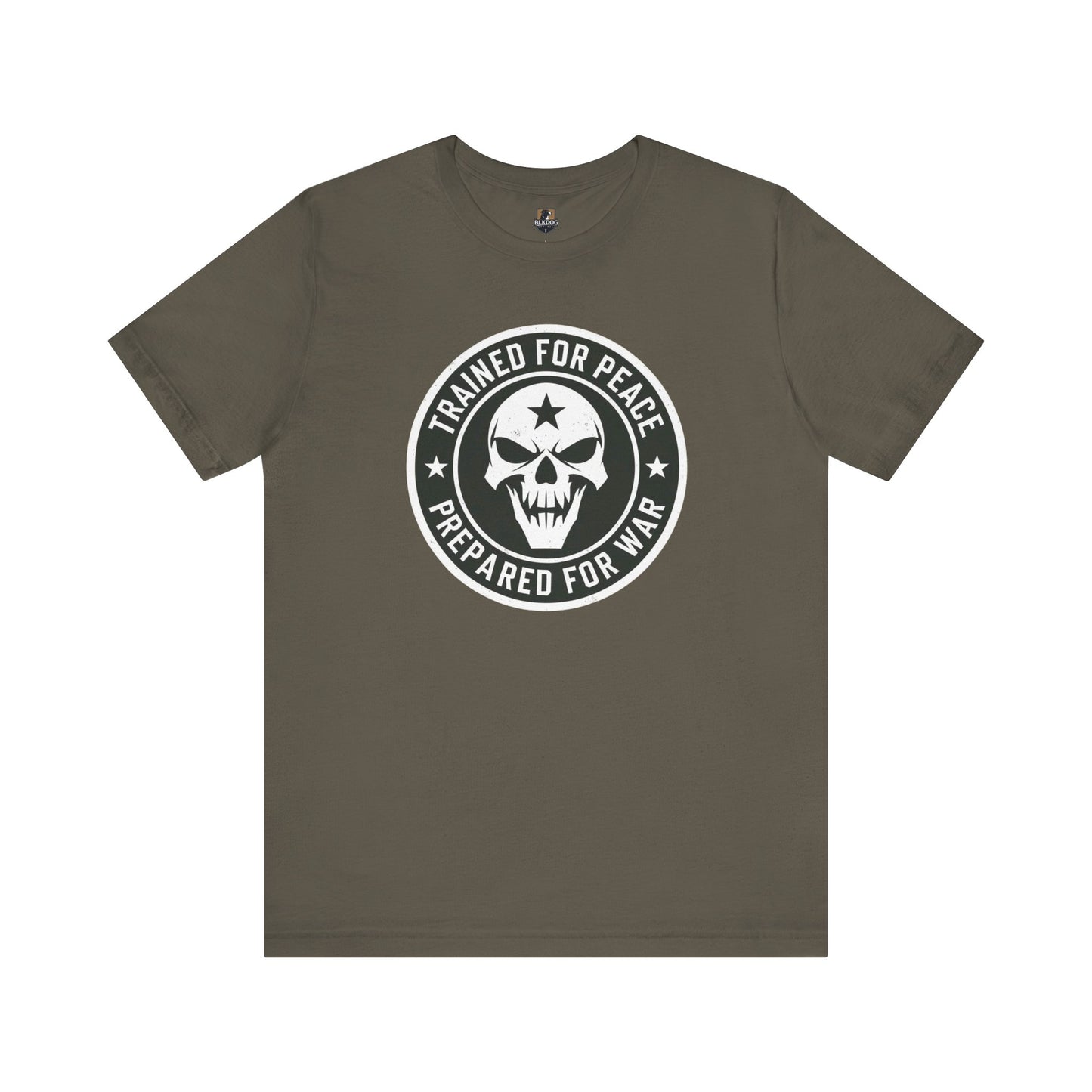 Trained for Peace. Prepared for War Graphic Tee, Unisex Short Sleeve Shirt, Military Tee, Casual Wear, Gift for Veterans