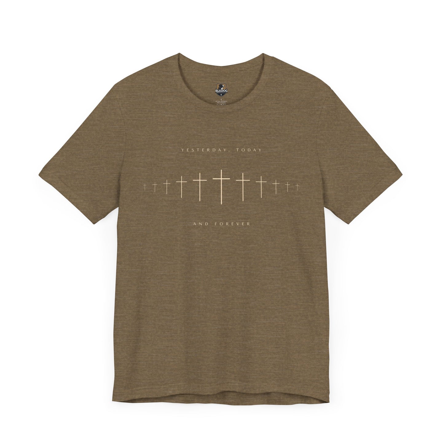 Christian T-Shirt, Jesus Yesterday Today Forever Tee, Religious Apparel, Unisex Shirt, Faith Gift, Christian Clothing