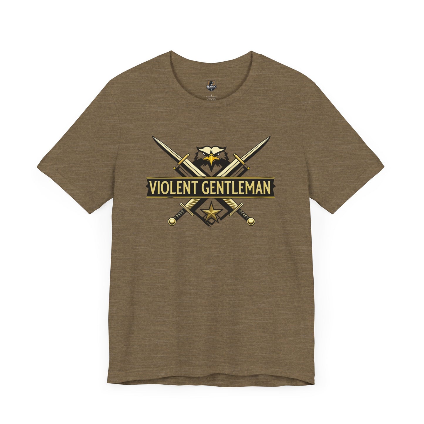 Violent Gentleman Tee, Unisex Jersey Shirt, Classic Casual Wear, Perfect Gift for Him, Graphic Tee for All Occasions