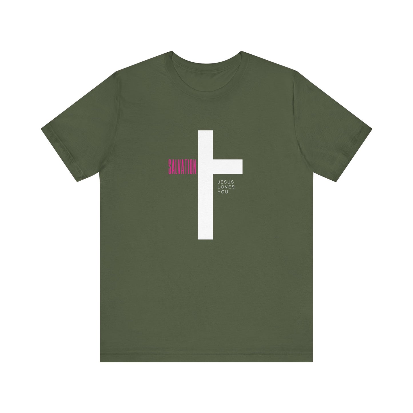 Salvation - Jesus Loves You - Unisex Jersey Short Sleeve Tee