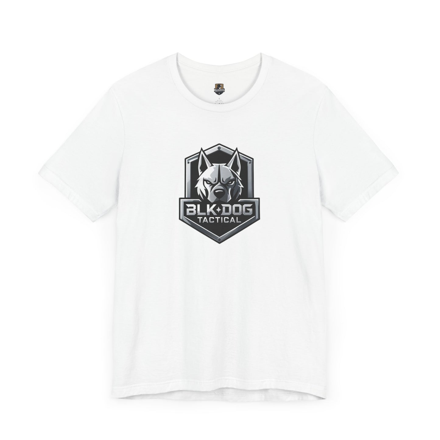 Tactical Graphic Tee - BLKDOG Tactical Design, Unisex Shirt for Dog Lovers, Gift for Pet Owners, Outdoor Adventure Wear, Casual Style