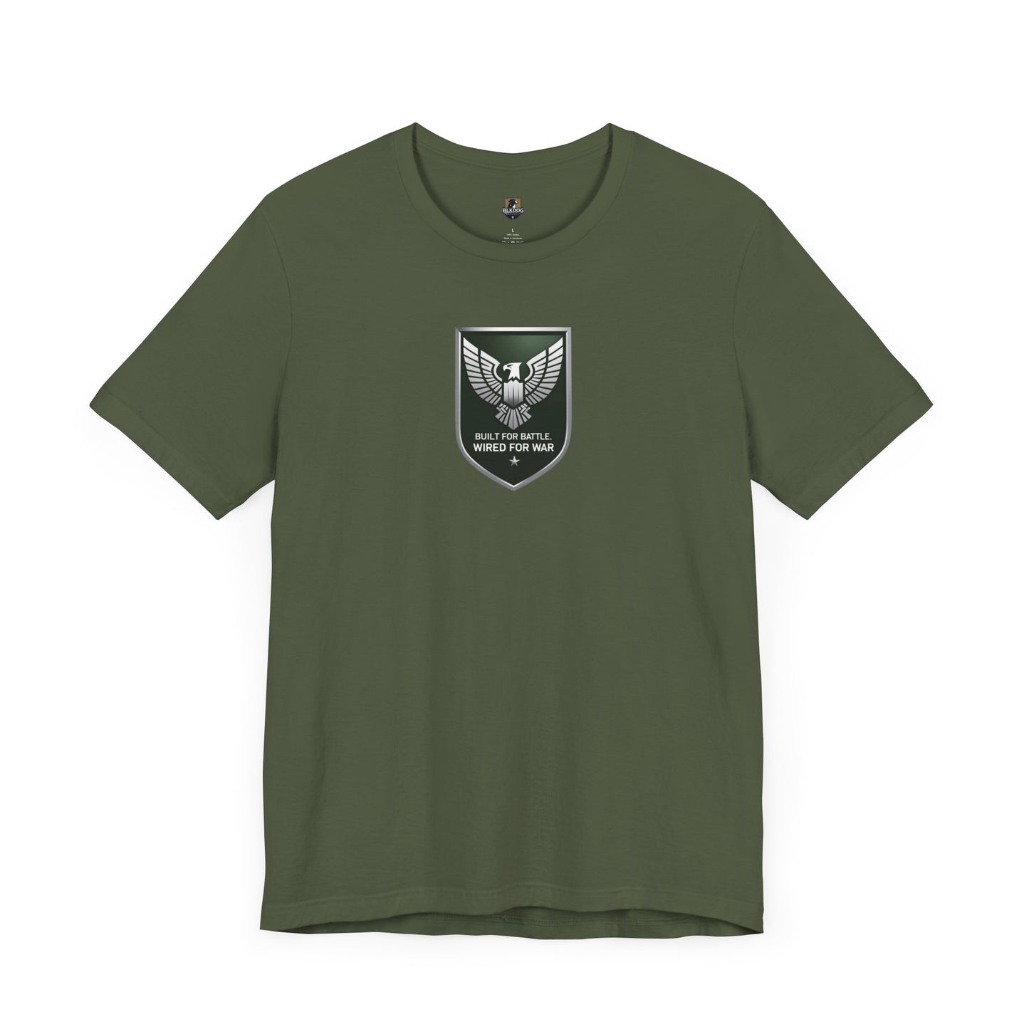 Unisex Military-Themed Tee with Eagle Design, Casual Shirt, Graphic Top, Gift for Veterans, Memorial Day Apparel, Everyday Wear