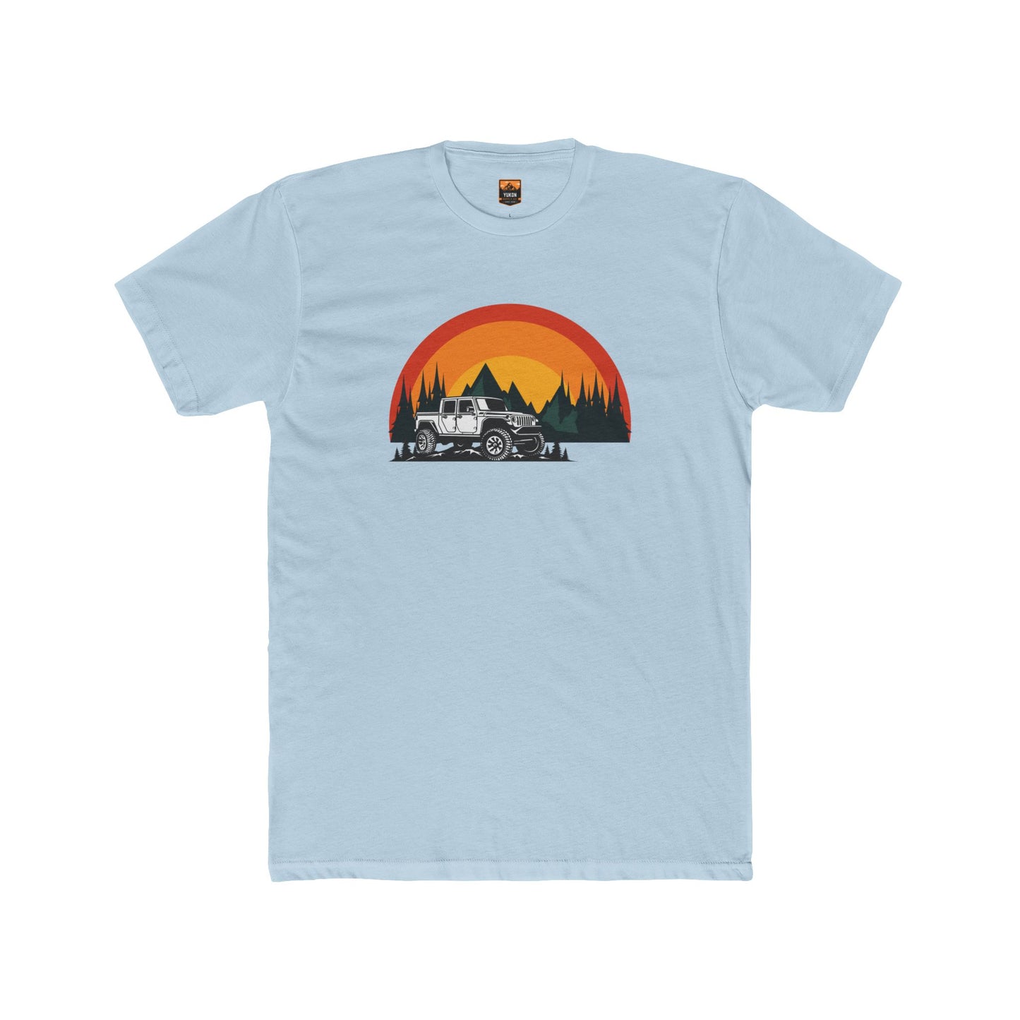 YSC Jeep Gladiator Sunrise - Men's Cotton Crew Tee