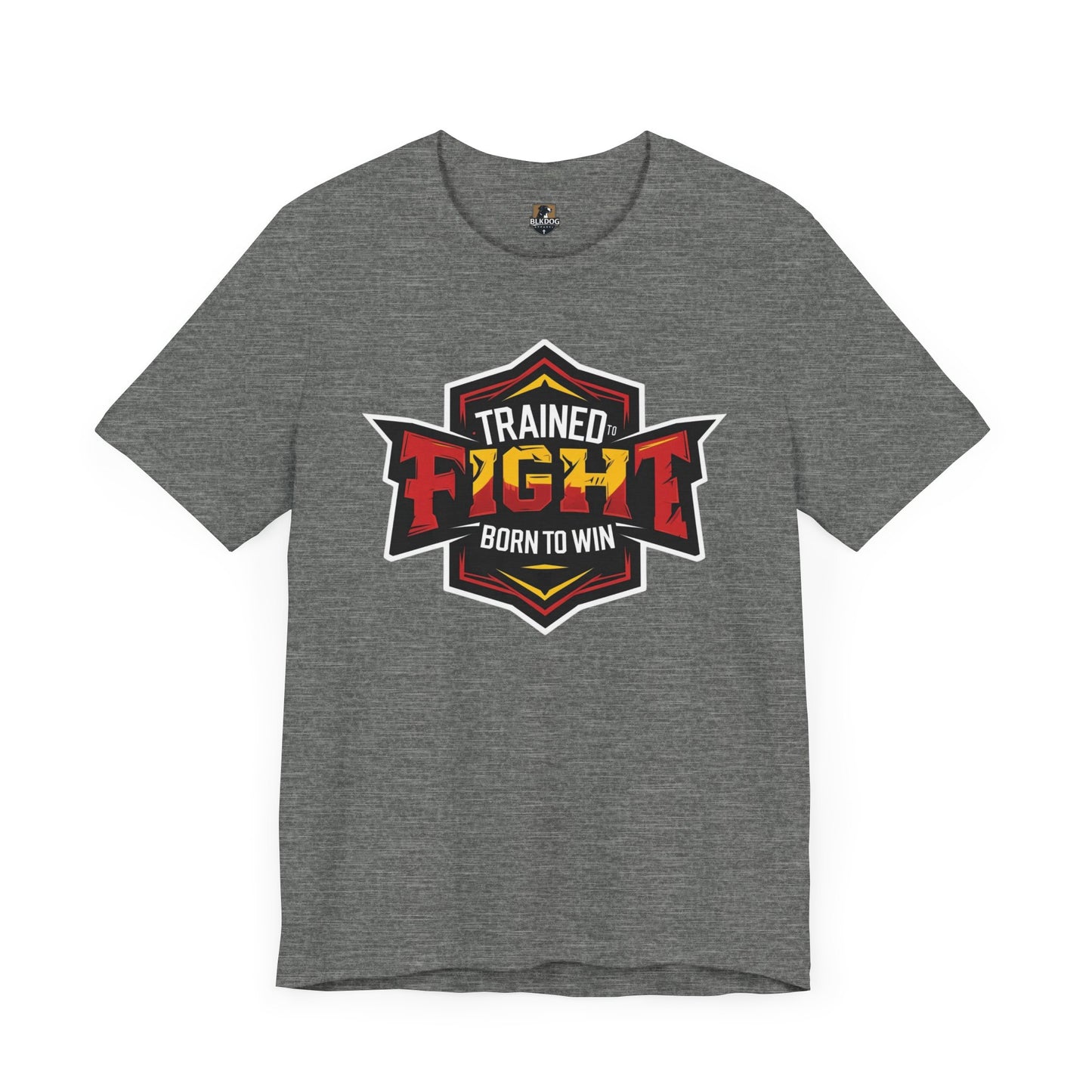 Trained to Fight...Born to Win Unisex Jersey Tee, Fitness Gift, Athletic Apparel, Training Top, Sportswear