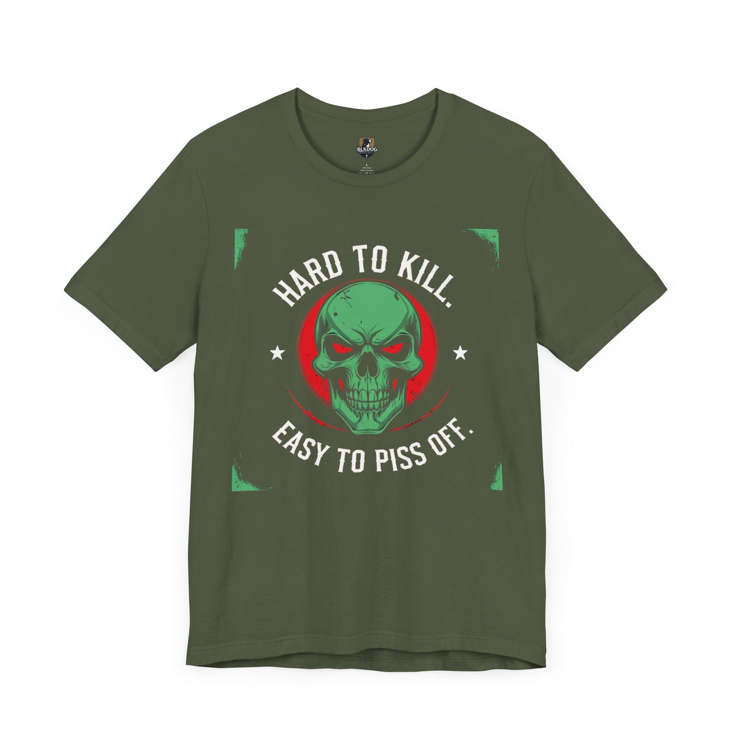 Hard to Kill Graphic Tee - Funny Unisex T-Shirt for Casual Wear, Gift for Him, Motivational Apparel, Unique Birthday Gift