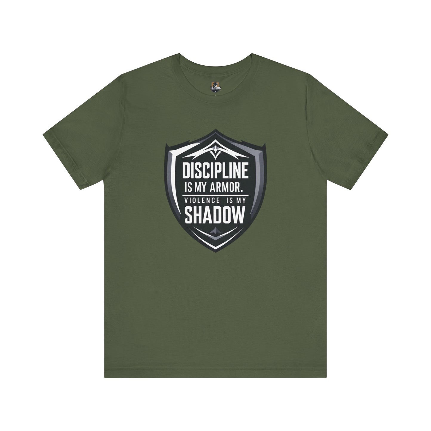 Discipline Is My Armor Unisex Tee, Motivational T-Shirt for Fitness Lovers, Inspirational Gift, Sportswear, Casual Wear