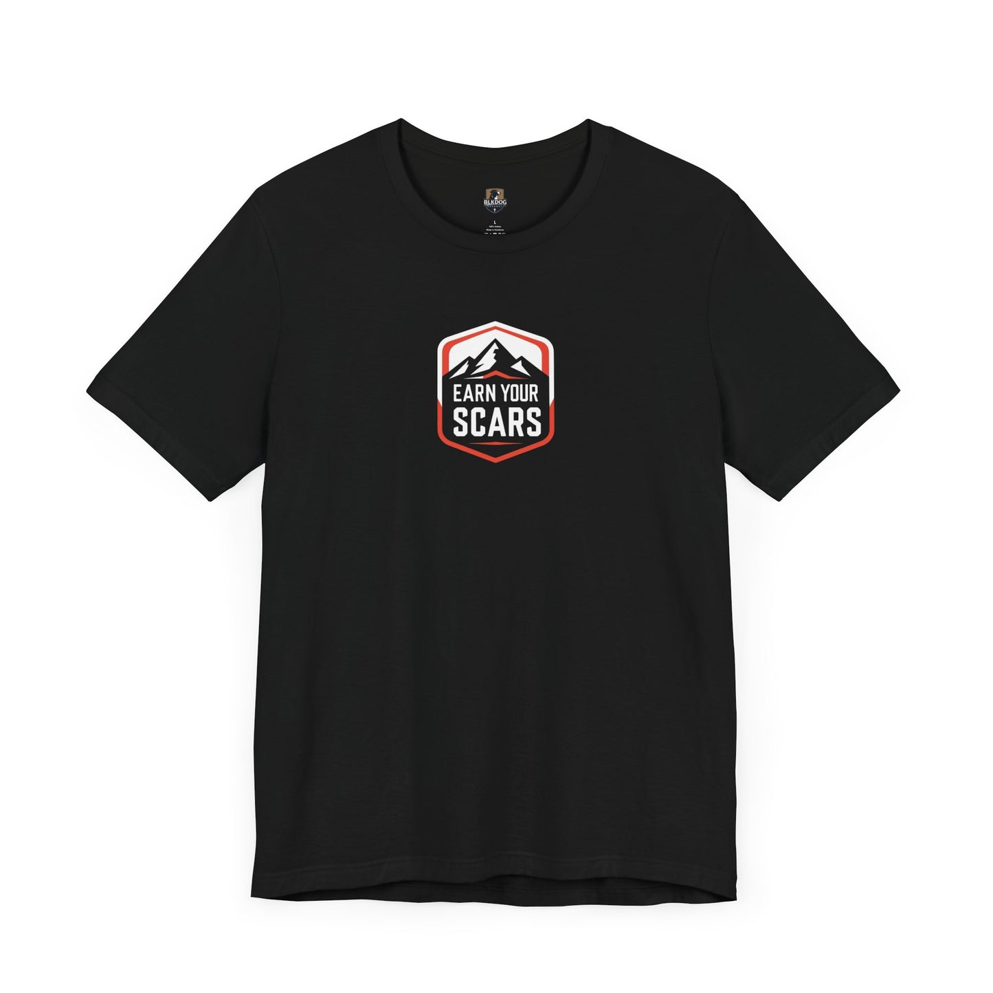 Adventure-Inspired Unisex Tee - Earn Your Scars, Casual Wear, Hiking Shirt, Gift for Nature Lovers, Motivational T-Shirt