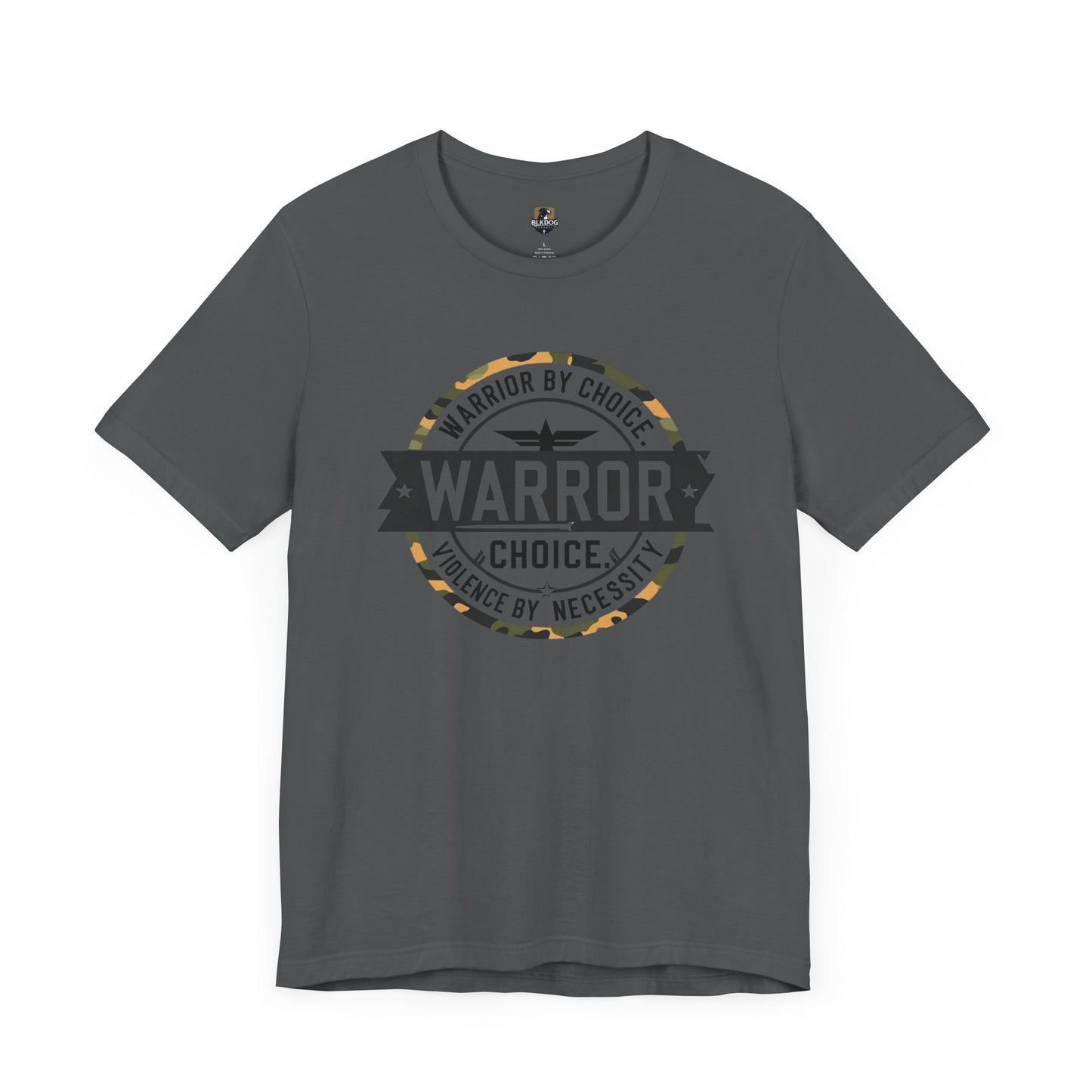 Warrior By Choice Unisex Tee | Empowerment Shirt for Fighters, Casual Wear, Gift for Martial Arts Lovers, Graphic Tee, Everyday Comfort