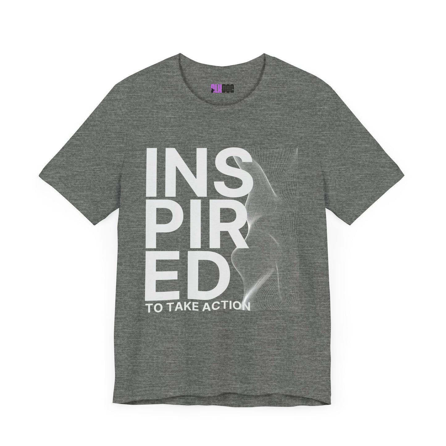 Inspired to Take Action T-Shirt, Motivational Graphic Tee, Unisex Jersey Shirt, Positive Vibes Apparel, Activewear Gift, Empowerment