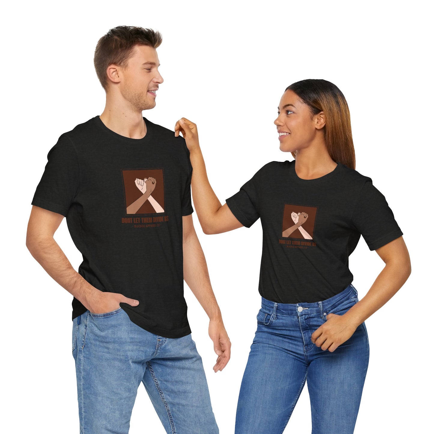 Don't Let them Divide Us - Unisex Jersey Short Sleeve Tee