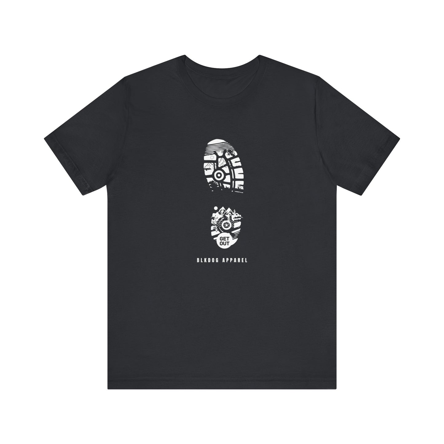 Get Out - BLKDOG APPAREL - Unisex Jersey Short Sleeve Tee