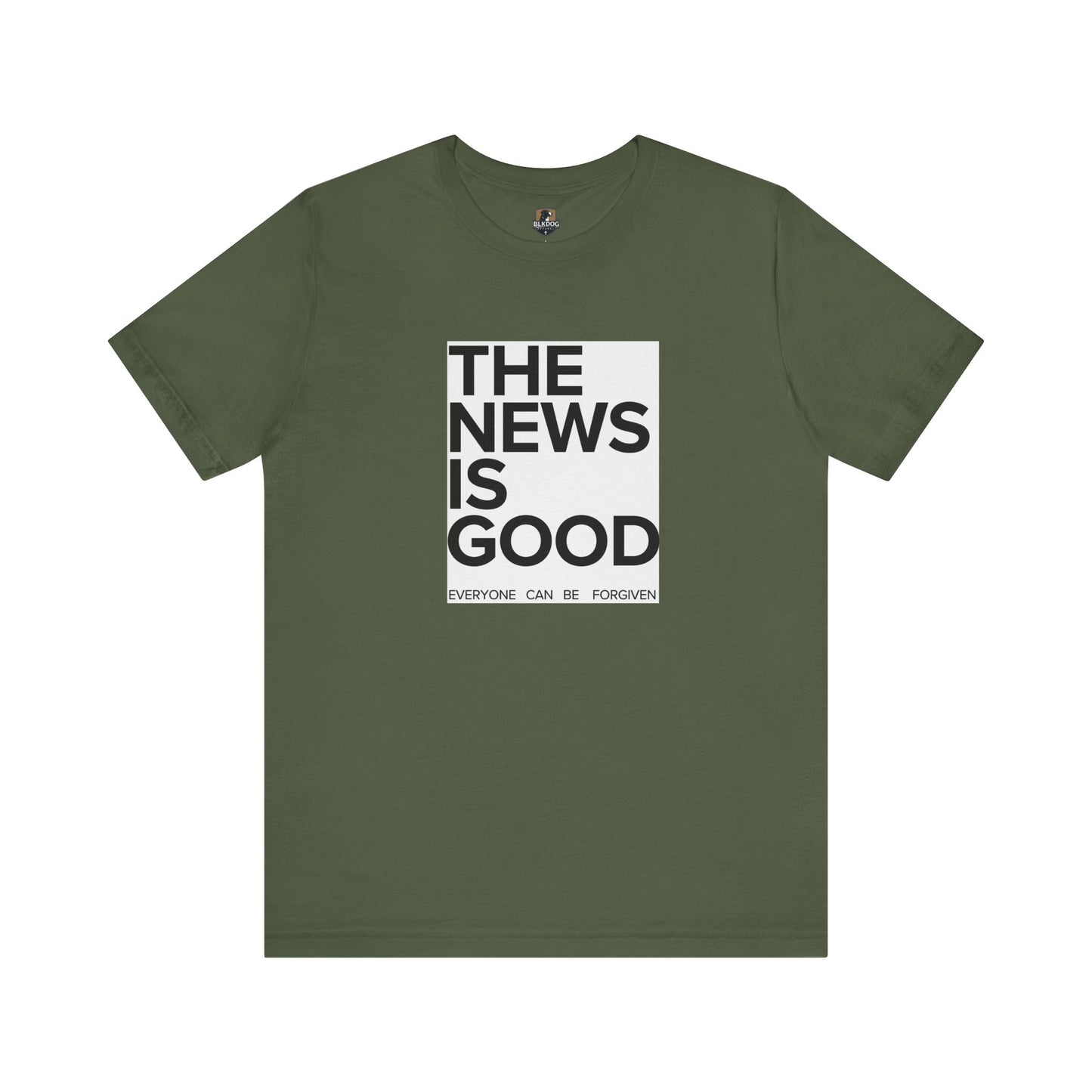Forgiveness News Unisex Tee, Inspirational T-Shirt, Positive Vibes Top, Good News Shirt, Forgiveness Journalist Gift