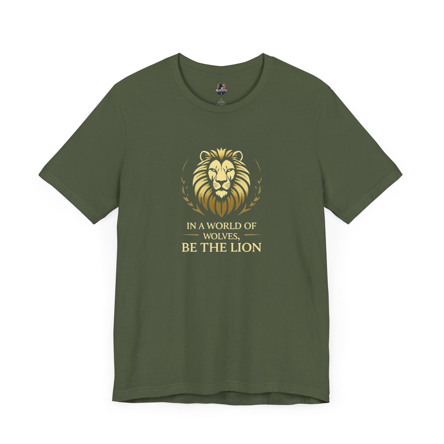 Bold Lion Graphic Tee - Inspiring Unisex T-Shirt for Animal Lovers, Motivational Gift, Casual Wear, Unique Statement Top, All Occasions