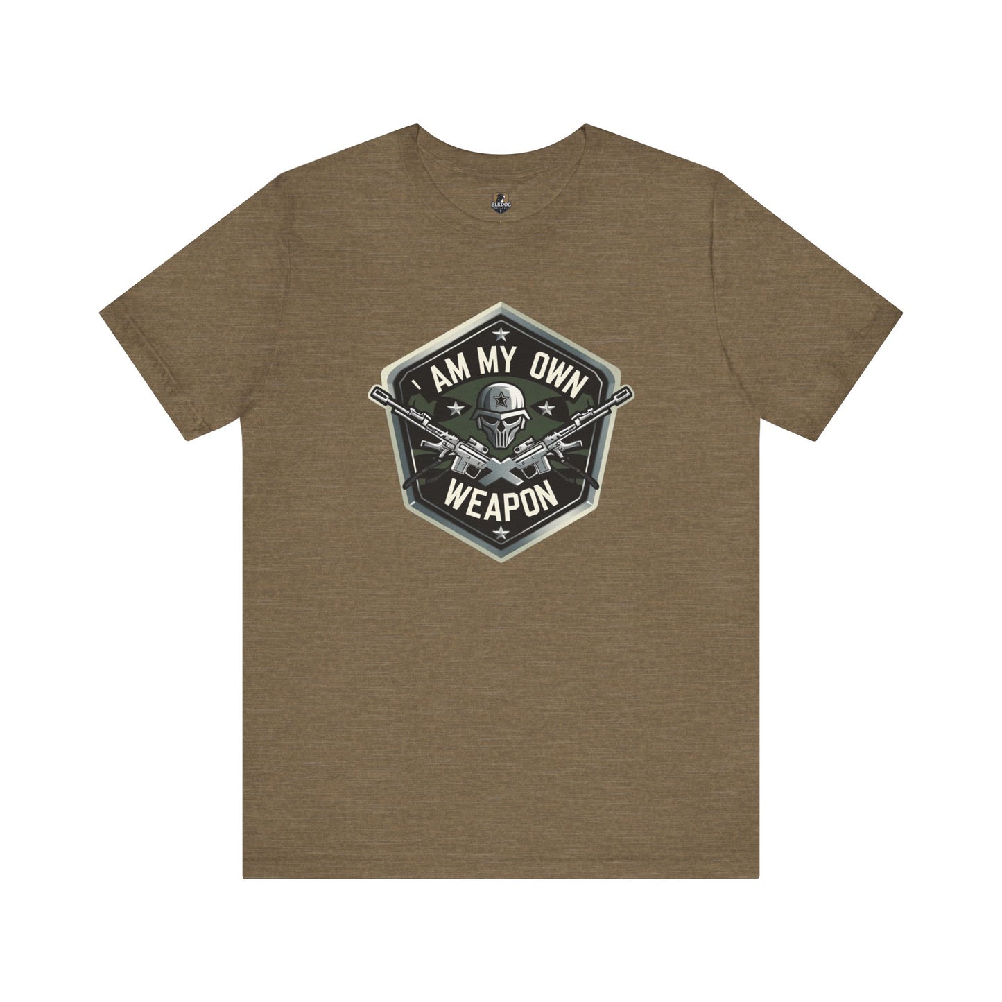 I am my Own Weapon, Unisex Jersey Short Sleeve Tee, Graphic Tee for Confidence, Gift for Self-Love, Casual Wear, Motivational Shirt