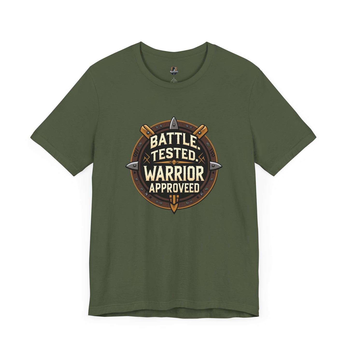 Battle Tested Warrior Approved Tee, Unisex T-Shirt, Gift for Warriors, Motivational Shirt, Fitness Apparel, Casual Wear