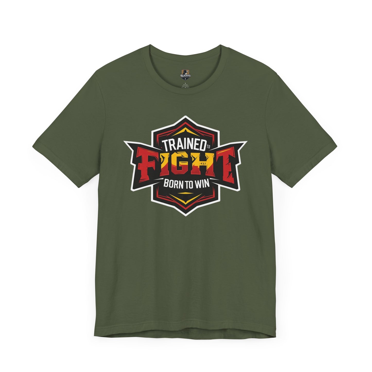 Trained to Fight...Born to Win Unisex Jersey Tee, Fitness Gift, Athletic Apparel, Training Top, Sportswear