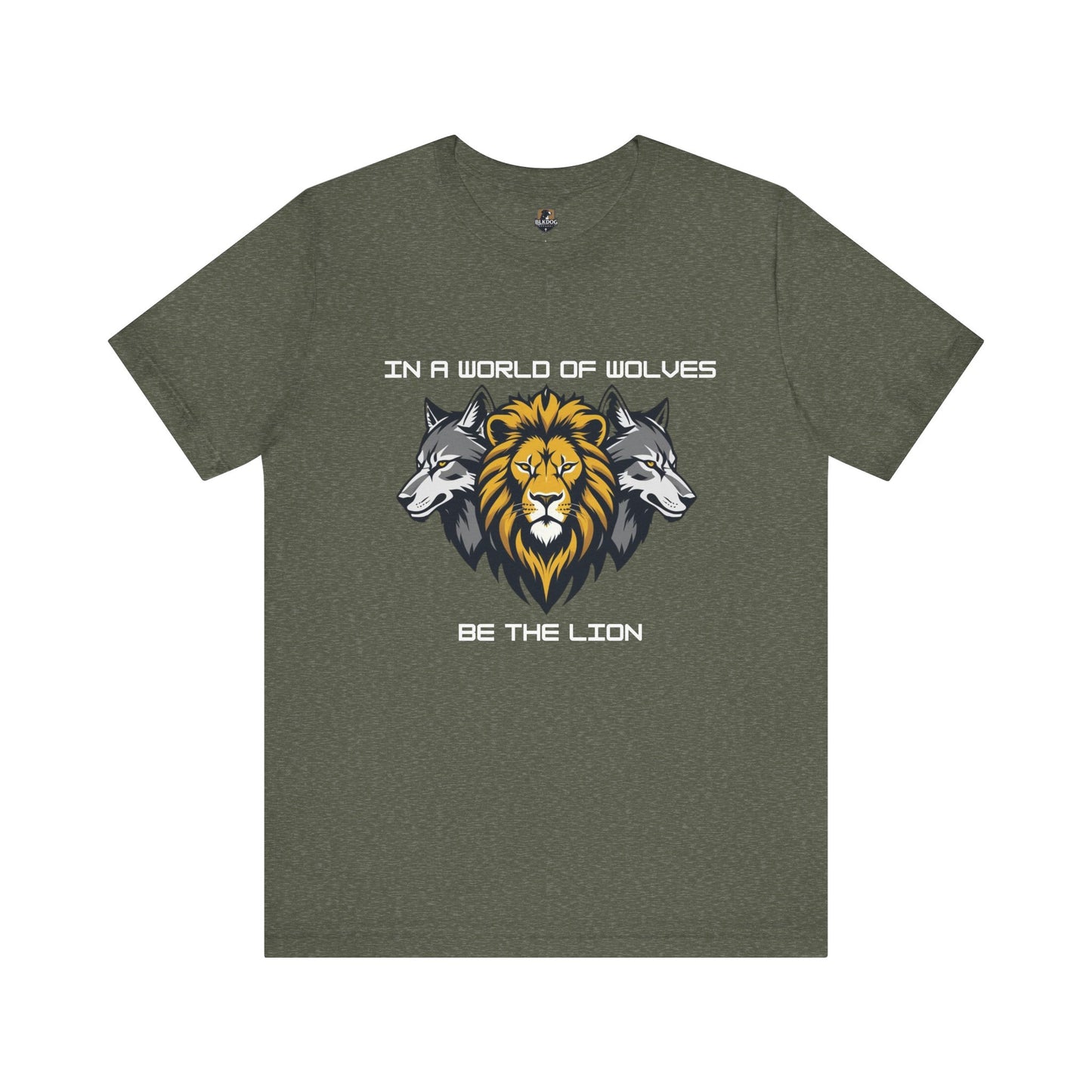 Lion Spirit Unisex Tee | Be The Lion | Motivational T-Shirt, Inspirational Shirt, Gift for Animal Lovers, Empowerment Wear, Birthday Gift