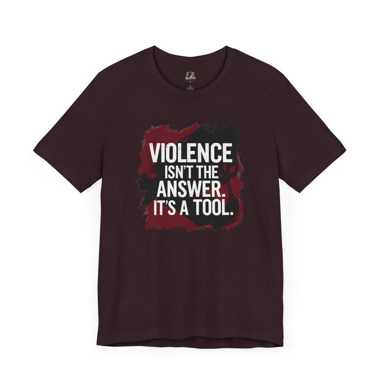 Bold Statement Tee Violence Isn't the Answer, Casual Wear, Gift for Activists, Social Justice Apparel