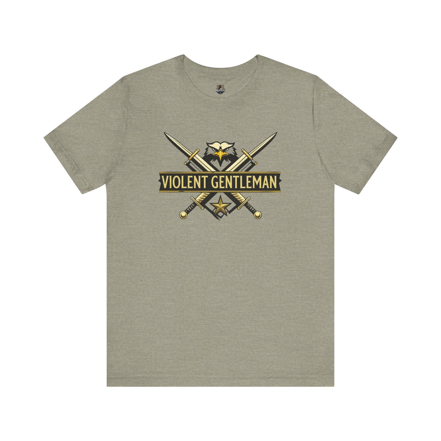Violent Gentleman Tee, Unisex Jersey Shirt, Classic Casual Wear, Perfect Gift for Him, Graphic Tee for All Occasions