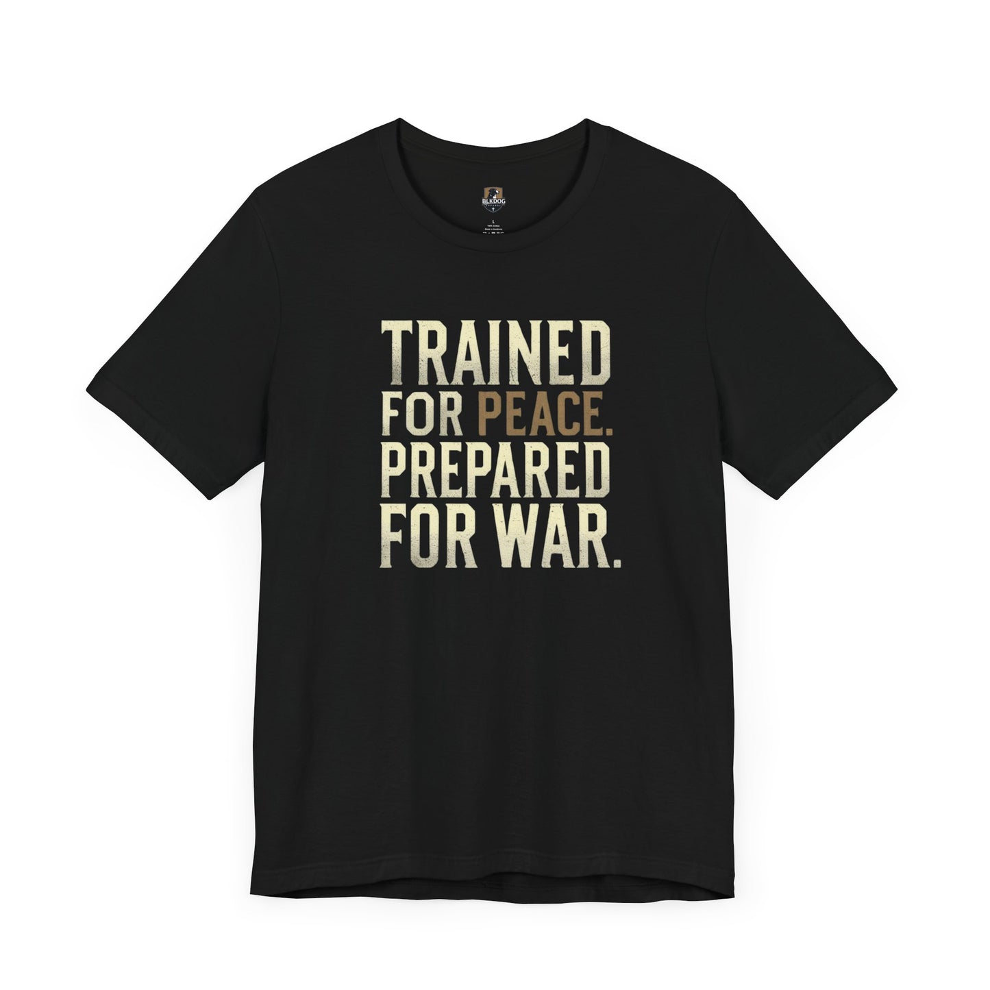 Peace and War Statement Tee - Unisex Jersey Short Sleeve Shirt, Gift for Activists, Casual Wear, Motivational Apparel, Thought-Provoking Tee