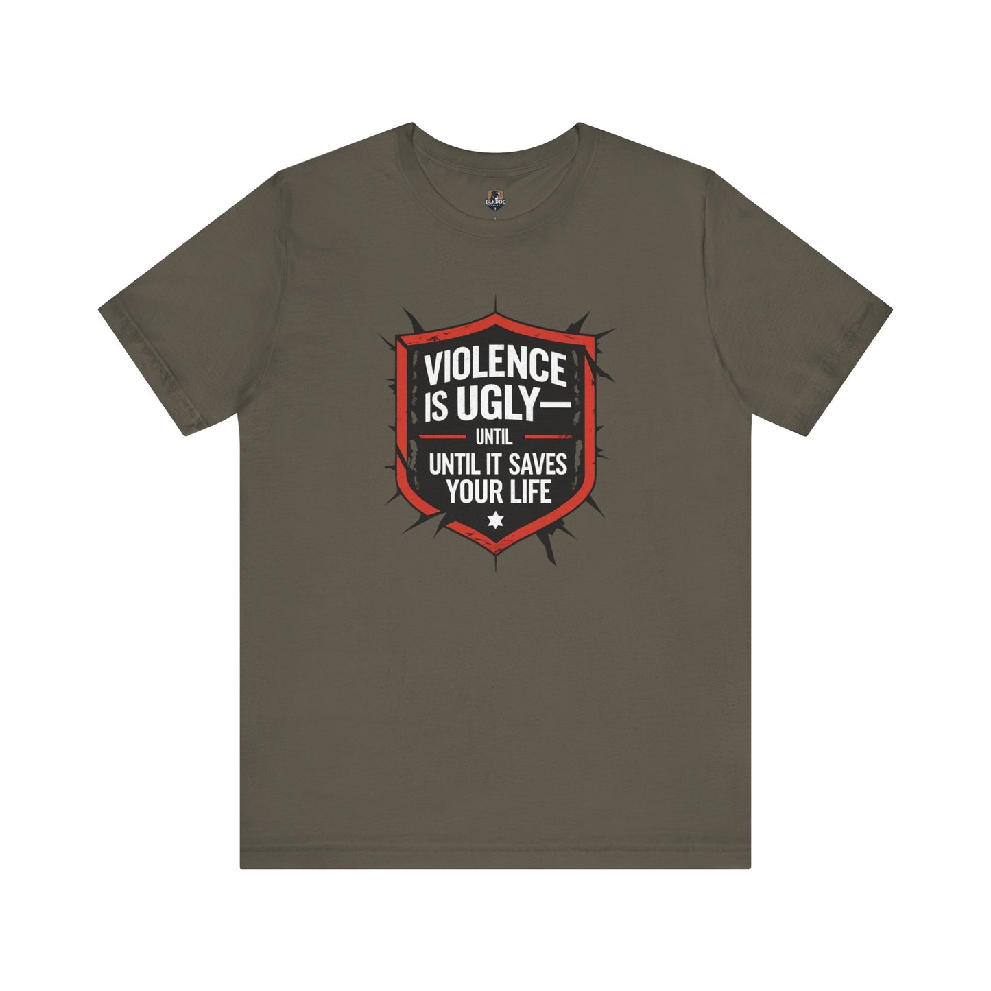 Violence is Ugly Tee, Unisex Graphic Tee, Awareness Shirt, Casual Everyday Wear, Gift for Activists, Motivational Apparel