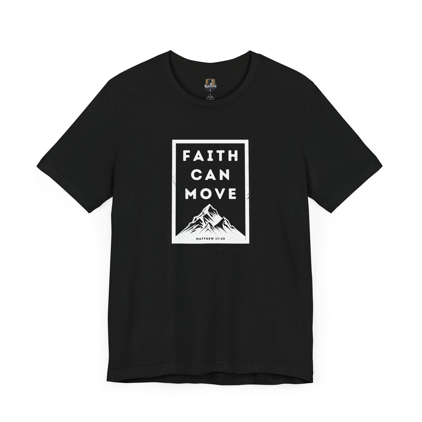 Faith Can Move Mountains T-Shirt, Christian Shirt, Inspirational Tee, Religious Gift, Unisex Graphic Top