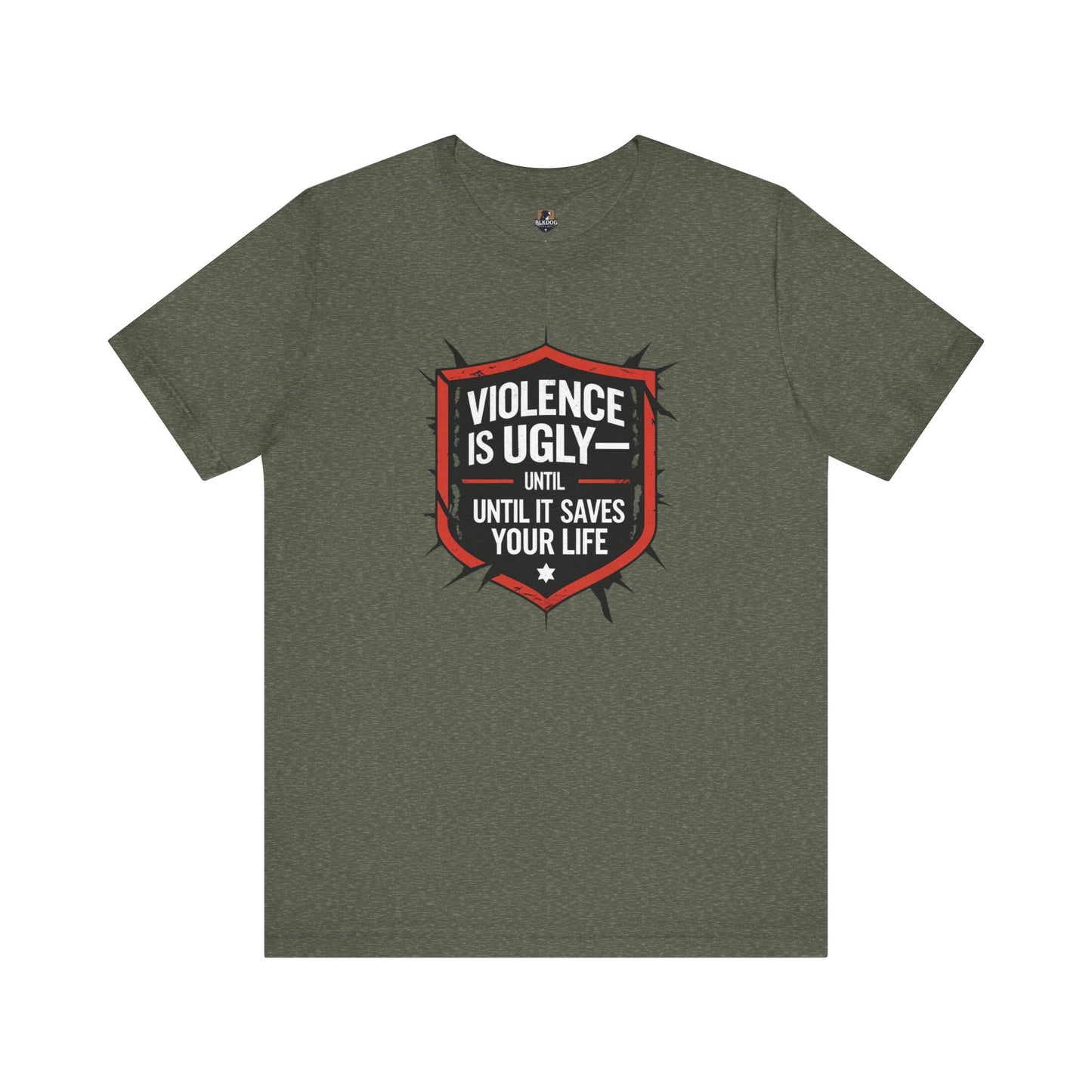 Violence is Ugly Tee, Unisex Graphic Tee, Awareness Shirt, Casual Everyday Wear, Gift for Activists, Motivational Apparel