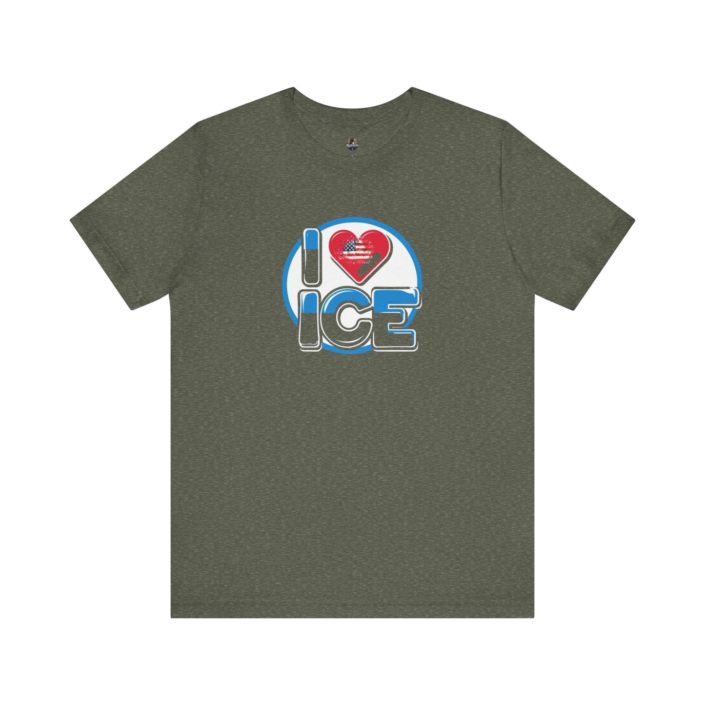 I Love Ice Graphic Tee, Fun Winter Shirt, Cool Gift for Ice Skaters, Cozy Casual Wear, Perfect for Holidays