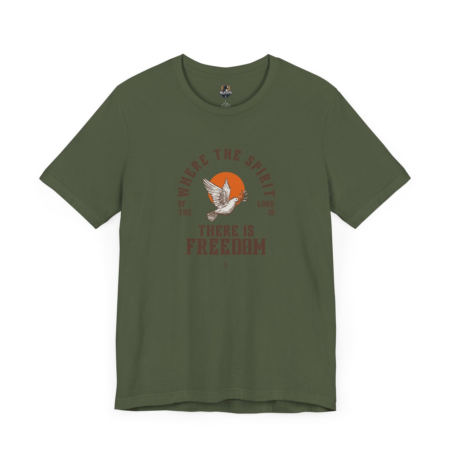 Religious Graphic Tee, Christian T-Shirt, Spirit of the Lord, Bible Quote Shirt, Faith Apparel, Religious Gift for Him/Her