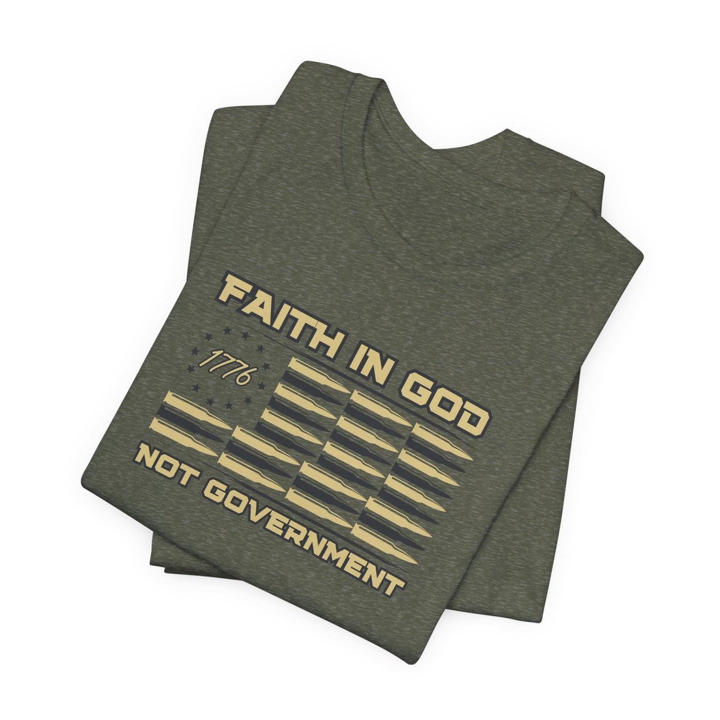 Religious Christian Faith Unisex Tee Shirt, Trust In God, Men Women Clothing Inspirational Gift, Church Christian Apparel, Political