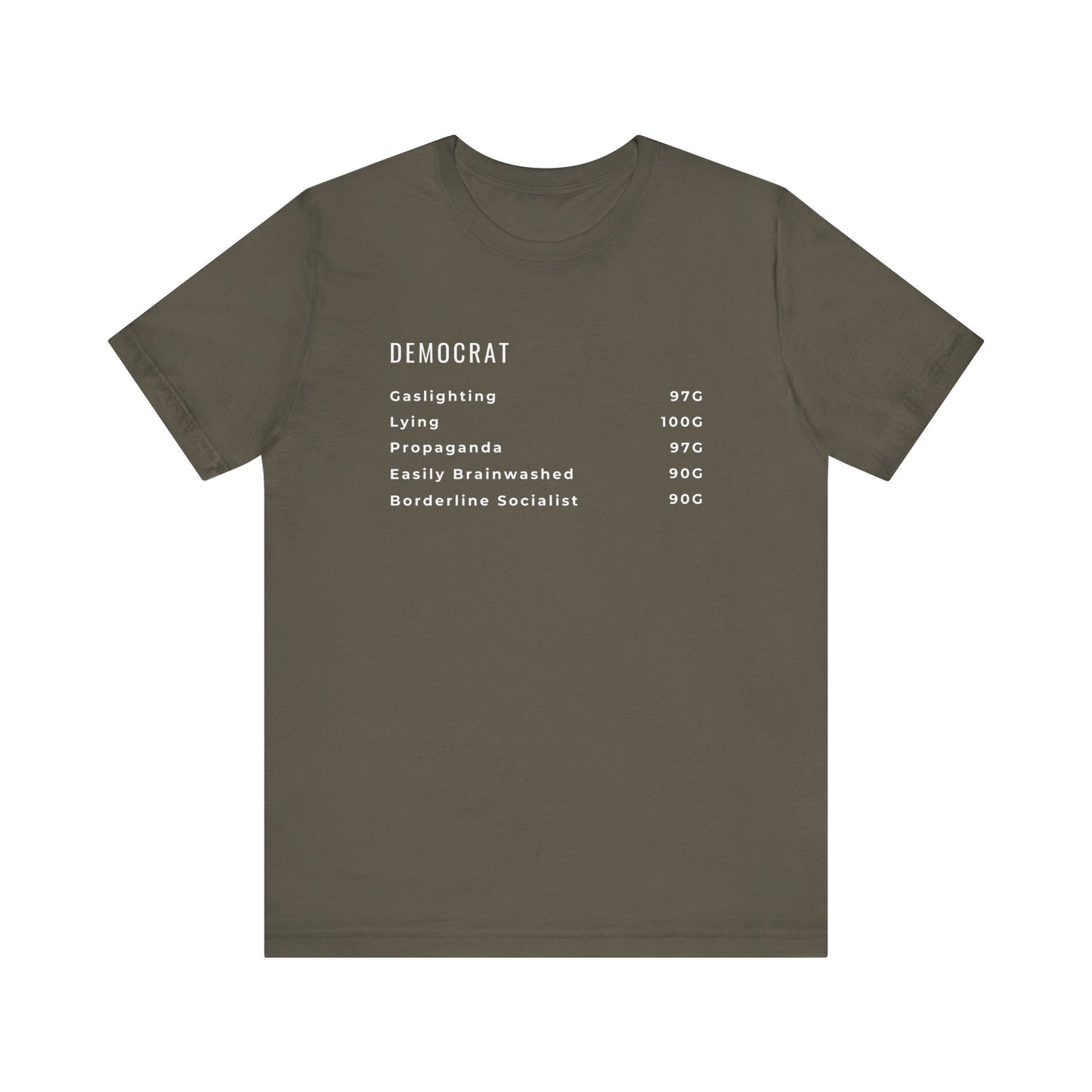 Democrat Lies - Unisex Jersey Short Sleeve Tee