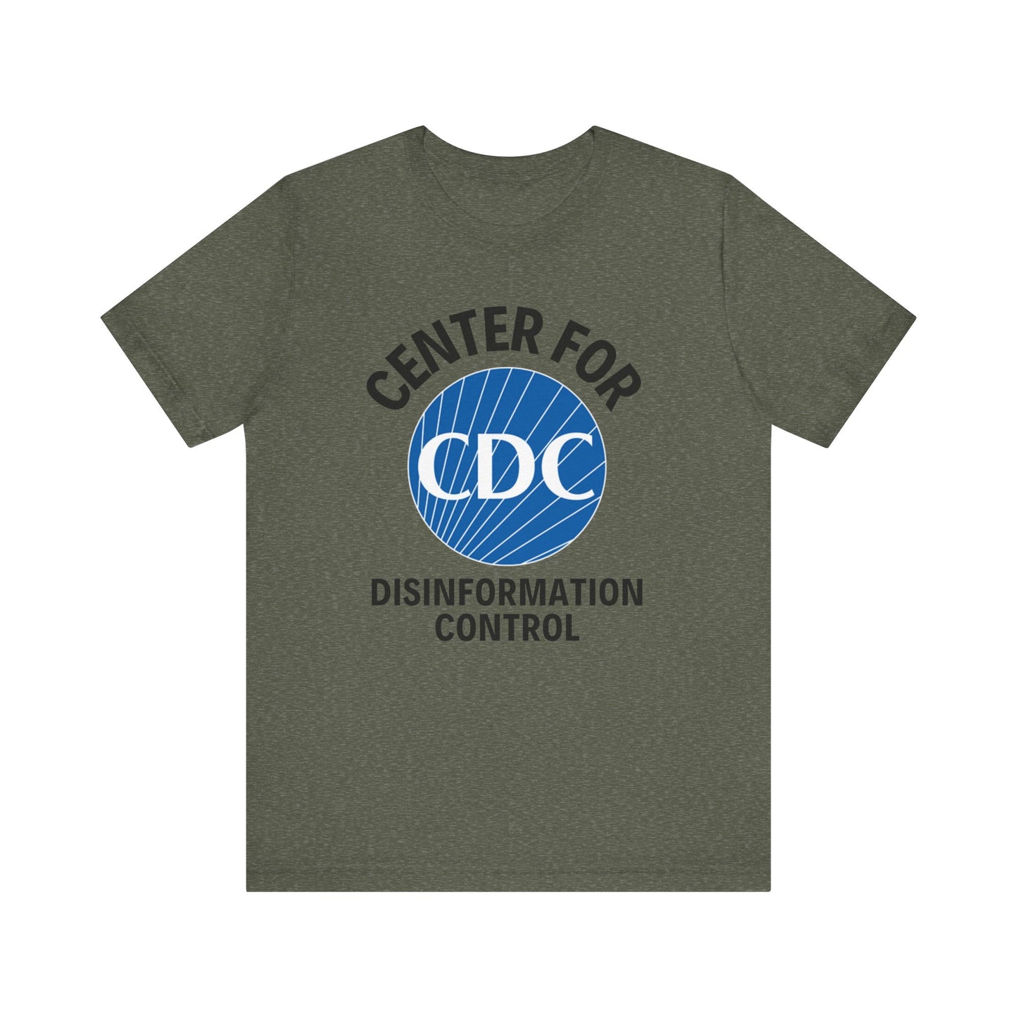 CDC - Center for Disinformation Control - Unisex Jersey Short Sleeve Tee
