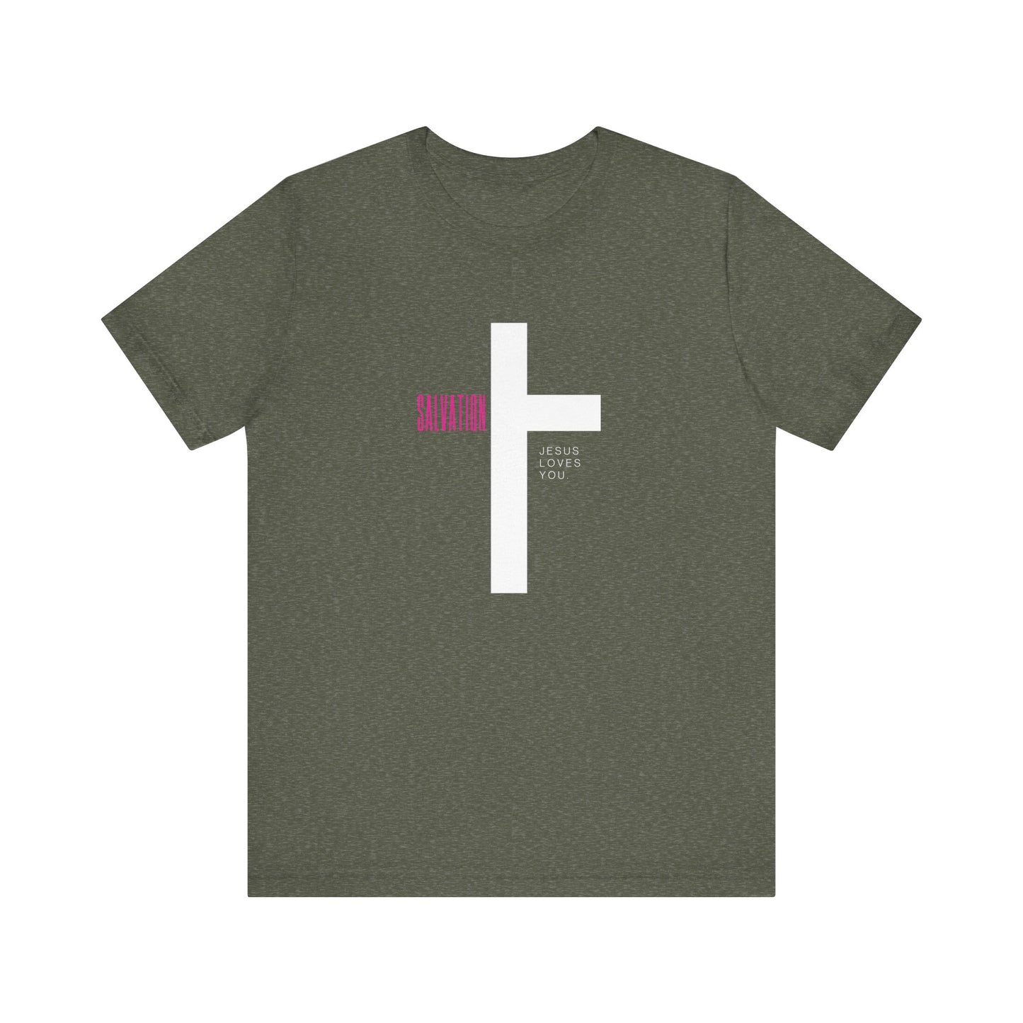 Salvation - Jesus Loves You - Unisex Jersey Short Sleeve Tee
