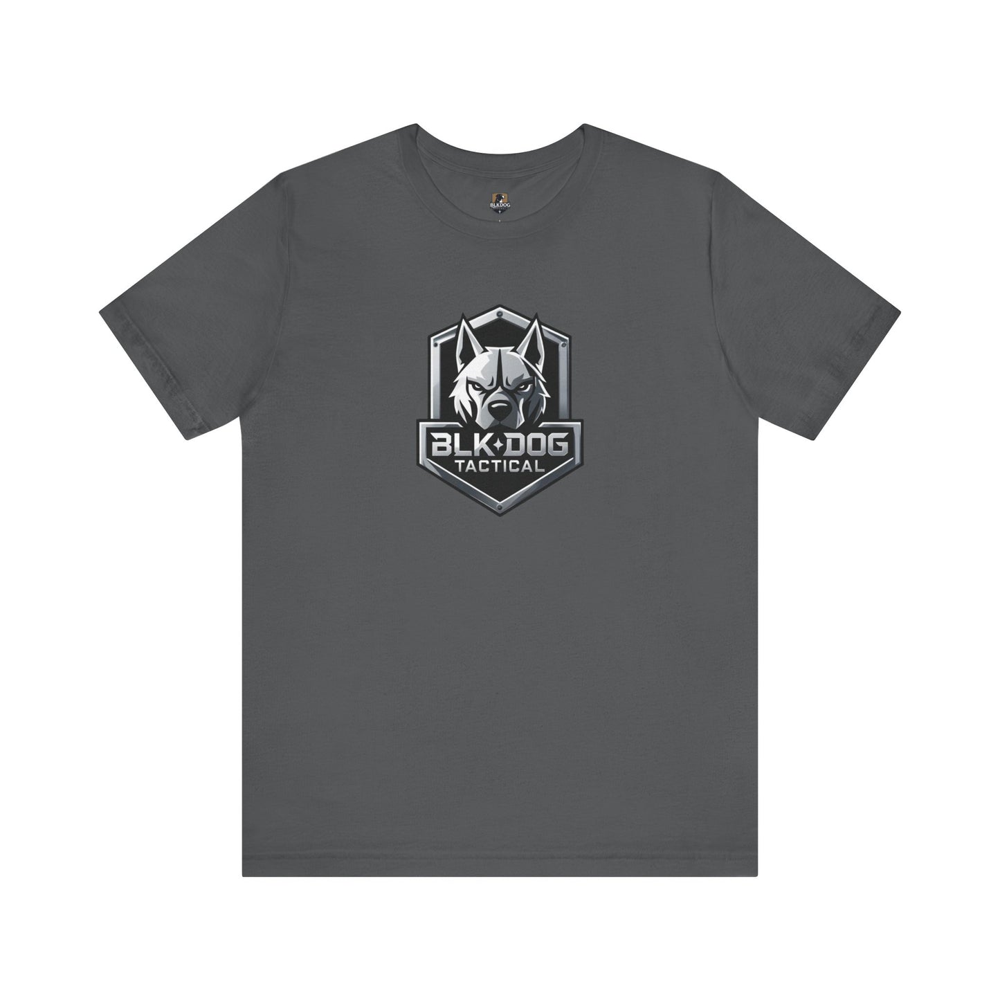Tactical Graphic Tee - BLKDOG Tactical Design, Unisex Shirt for Dog Lovers, Gift for Pet Owners, Outdoor Adventure Wear, Casual Style