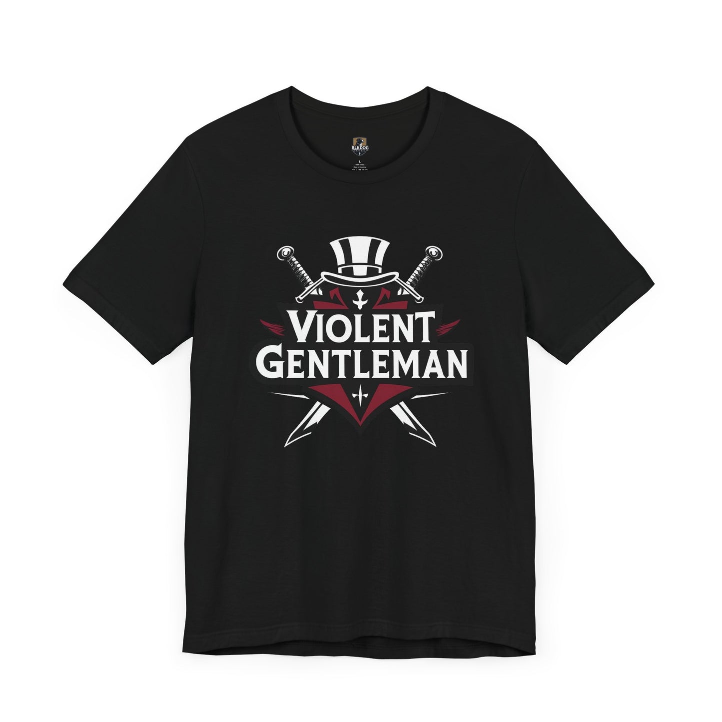 Violent Gentleman Tee, Casual Graphic Tee, Gift for Men, Streetwear Style, Birthday Gift, Cool Shirt