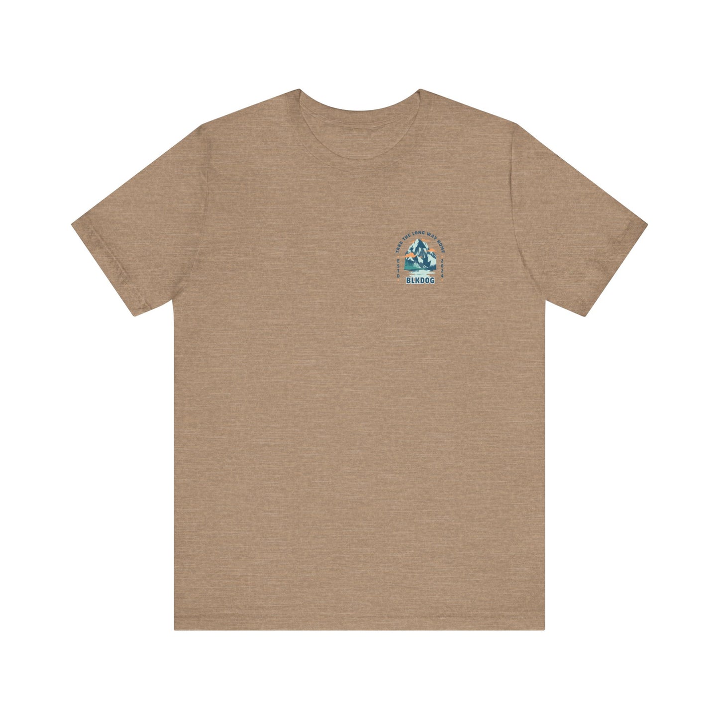 Take the Long Way Home - Enjoy the Moment - Unisex Jersey Short Sleeve Tee