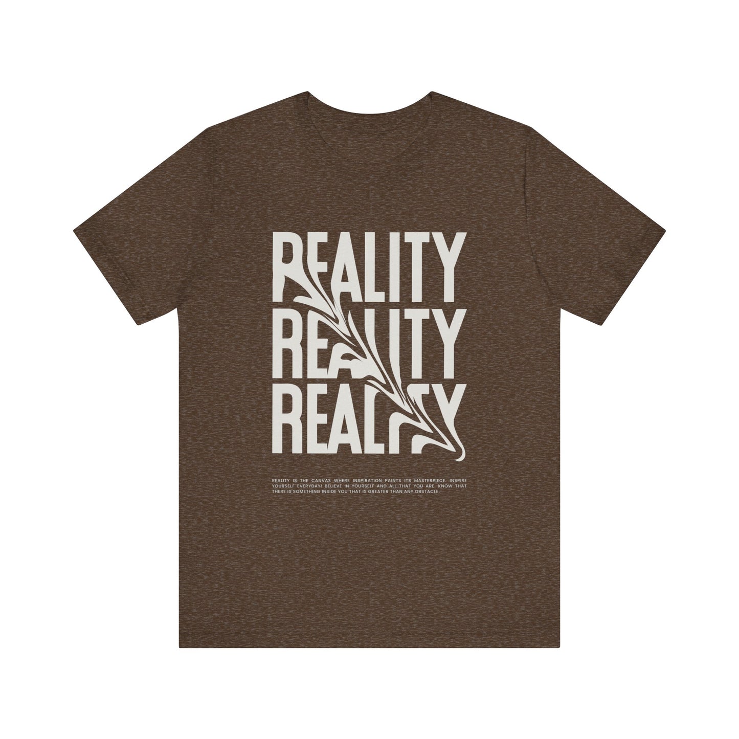 Skewed Reality Unisex Tee, Graphic T-Shirt, Abstract Design, Black and White Shirt, Unique Gift