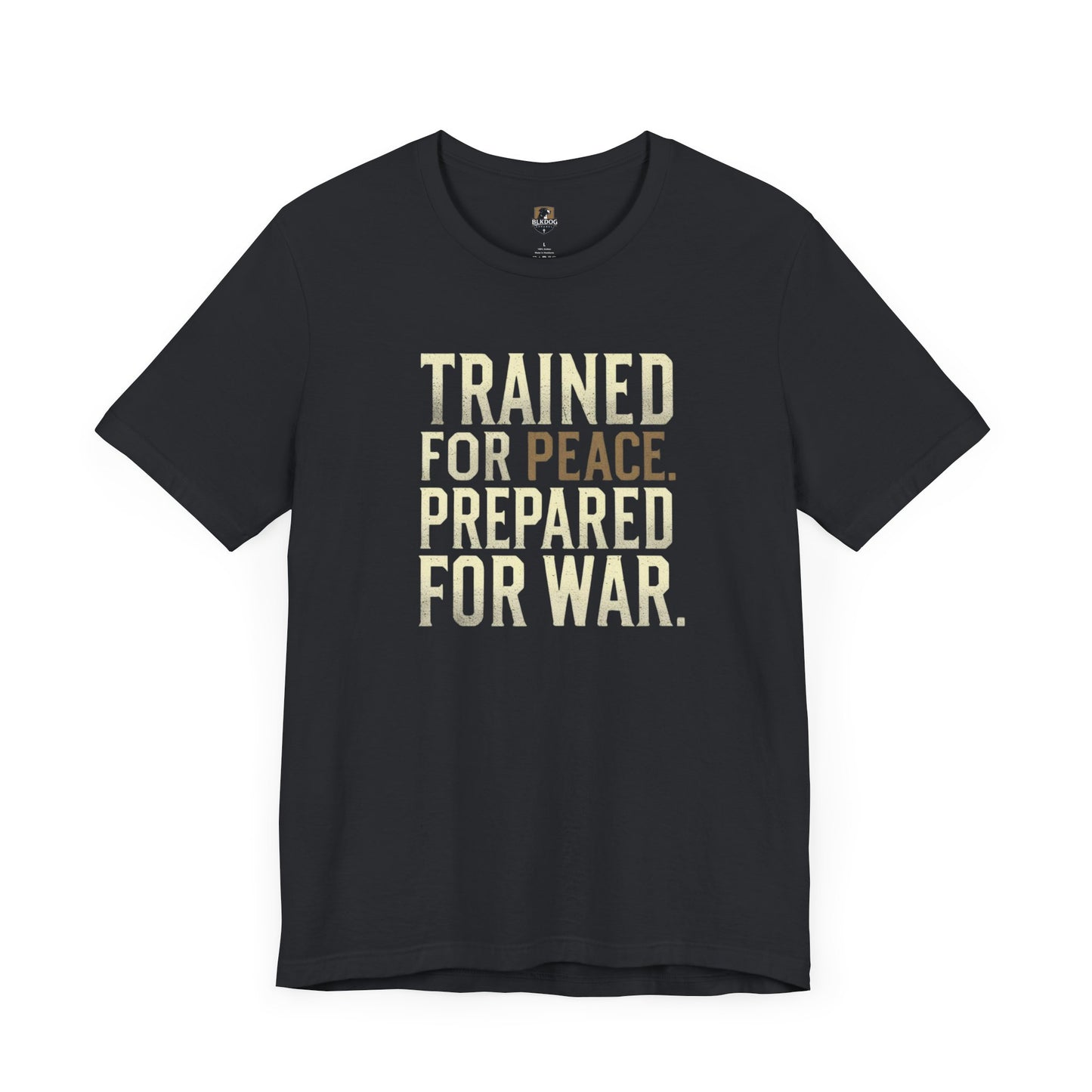 Peace and War Statement Tee - Unisex Jersey Short Sleeve Shirt, Gift for Activists, Casual Wear, Motivational Apparel, Thought-Provoking Tee