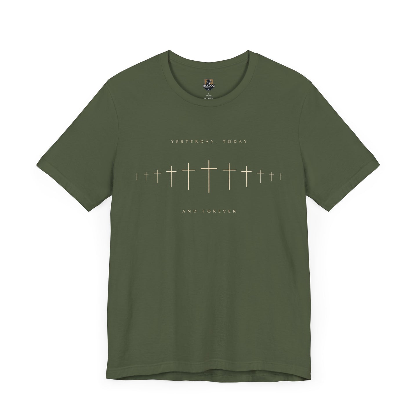 Christian T-Shirt, Jesus Yesterday Today Forever Tee, Religious Apparel, Unisex Shirt, Faith Gift, Christian Clothing