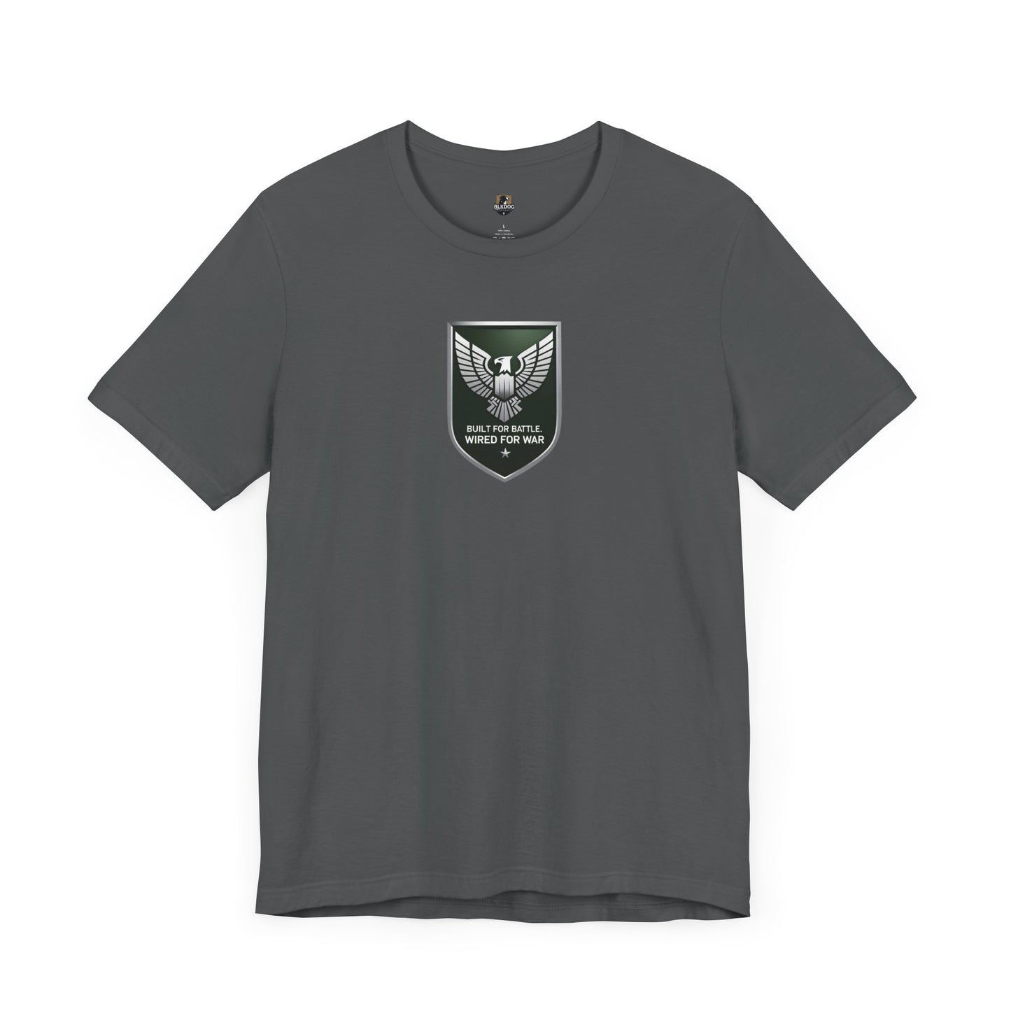Unisex Military-Themed Tee with Eagle Design, Casual Shirt, Graphic Top, Gift for Veterans, Memorial Day Apparel, Everyday Wear