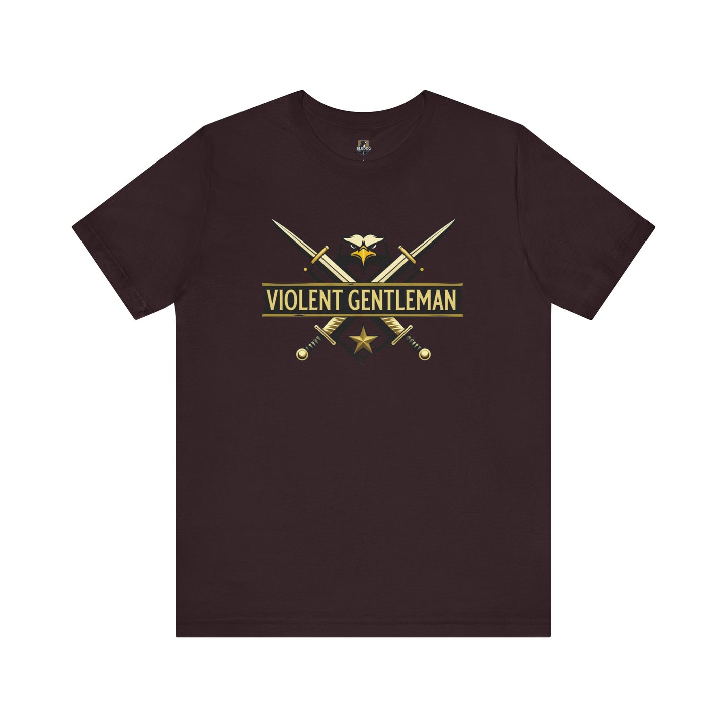 Violent Gentleman Tee, Unisex Jersey Shirt, Classic Casual Wear, Perfect Gift for Him, Graphic Tee for All Occasions
