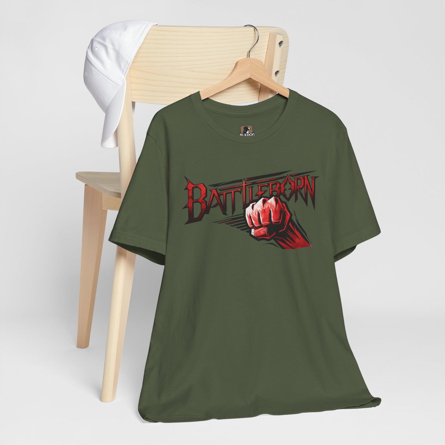 Battleborn Unisex Jersey Short Sleeve Tee - Bold Graphic Tee for Empowerment & Motivation