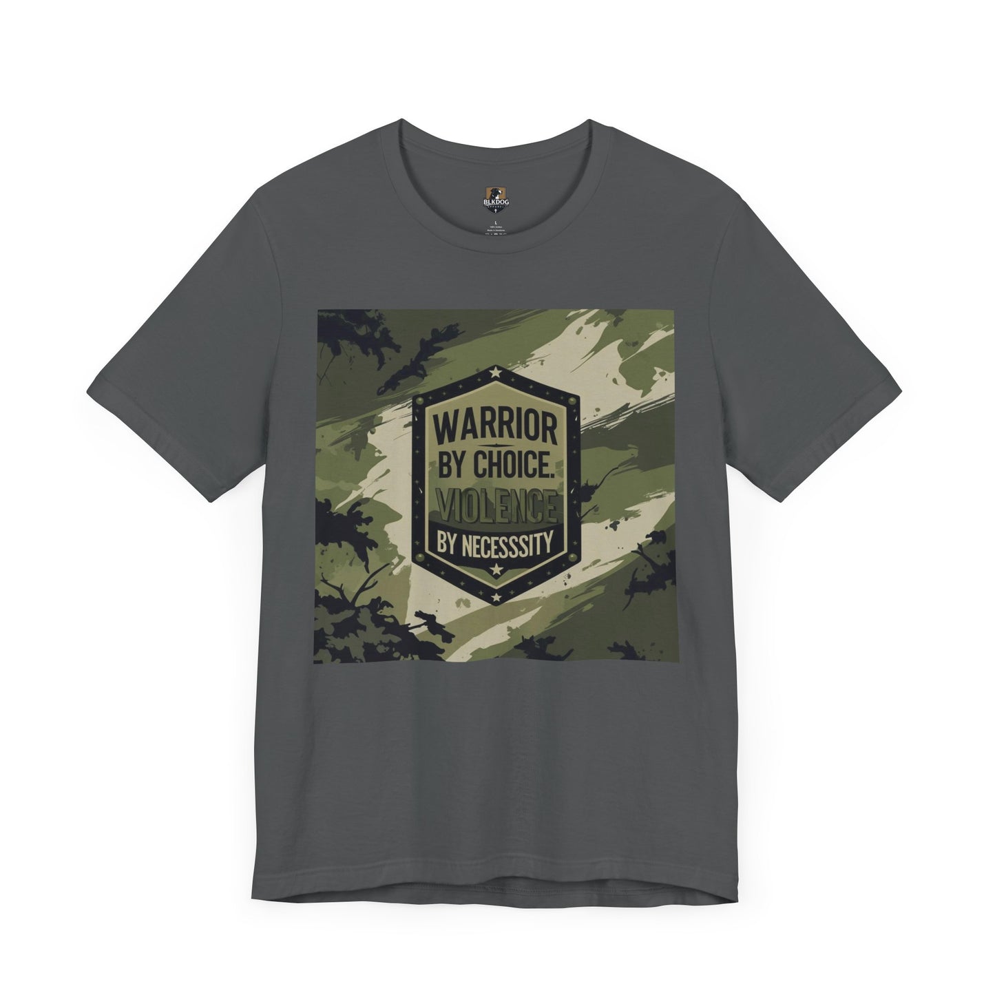 Warrior by Choice Unisex T-Shirt, Motivational Tee, Military-Inspired Apparel, Gift for Veterans, Casual Wear, Inspirational Clothing