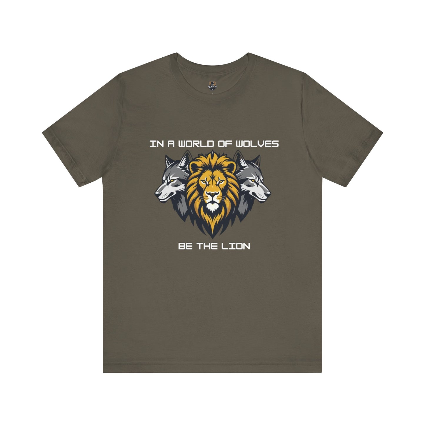 Lion Spirit Unisex Tee | Be The Lion | Motivational T-Shirt, Inspirational Shirt, Gift for Animal Lovers, Empowerment Wear, Birthday Gift